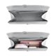thumbnail image 4 of Monederos de mano TINDTOP para mujer, boda formal, plateados, 4 of 7