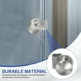 thumbnail image 5 of Uxcell Glass Door Pull Handle, Stainless Steel No Drilling Door Clips Pulls Handles Knobs with Screw Silver 2, 5 of 7