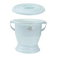 thumbnail image 1 of Plastic Spittoon 1Pcs Blue Spittoon with Lid Featuring Easy Lid Lock for Home Use, 1 of 5