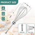 thumbnail image 3 of 4pcs Hand Mixer Beaters Attachments, Beaters for Hand Mixer,Stainless Steel Beach Mixer Attachments, Hand Mixer Beaters Compatible for Hamilton Egg Whisk Blades Parts 62682RZ 62692 62695V 64699, 3 of 6