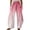 Pink, variant on kaondbfi Spring Fall Daily Essentials Clothing Lady's Four Pocketed Double Printed Casual Pants Summer Casual Pants for Women