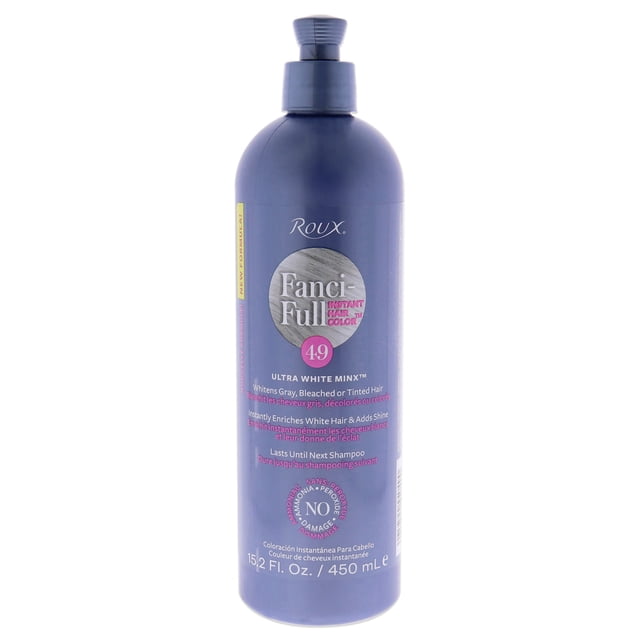 Tinte instantáneo para cabello Roux Fanci-Full Rinse 49 Ultra White Minx 15.2 oz