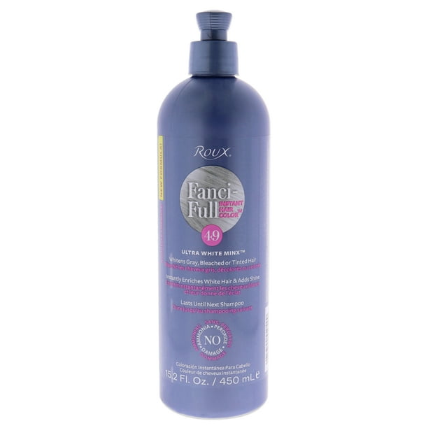 Tinte instantáneo para cabello Roux Fanci-Full Rinse 49 Ultra White Minx 15.2 oz