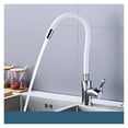 thumbnail image 1 of Silica Gel Nose Kitchen Sink Faucet Multiple Colors Available Hot Cold Water Mixer Tap Any Direction Rotating Deck Mount ,Easy to Install, 1 of 7