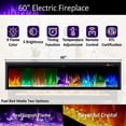 thumbnail image 4 of Merluxy 65" x 29.20" Electric Fireplace TV Stand Indoor Fireplace, 4 of 8