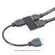 thumbnail image 2 of 2X Cable de Extensión de Datos para Placa Base con Diseño de Cable Modular con Chip y Concentrador USB 3.0 de 19 Pines, 2 of 5