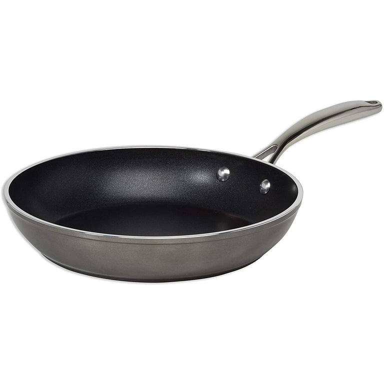 Vollrath Arkadia 12 Aluminum Non-Stick Fry Pan with Black Silicone Handle