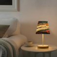 thumbnail image 6 of BZSMCE Table Lamp Creative Artistic Cat with Moon Simple Pattern Night Light, 6 of 8