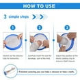 thumbnail image 3 of MEDOTS Blue Adult Half Leg Cover Protector for Shower Reusable 100% Waterproof Cast Covers for Shower half Leg Tight Seal Keeps Cast and Bandage Dry, 3 of 7