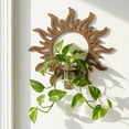 thumbnail image 2 of Wall Shelf Hydroponic Plant Frame Durable Wall-Mounted Plant Holder with Transparent Test Tube for Home Decor, 2 of 8