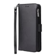 thumbnail image 1 of Funda tipo cartera para iPhone X/XS con cordón y tarjetero de piel sintética, 1 of 5