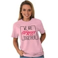 thumbnail image 5 of Breast Cancer Ribbon Strong Together Women's Graphic T Shirt Tees Brisco Brands S, 5 of 6