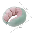 thumbnail image 4 of Homerr U-shaped Travel Pillow Portable Travel Pillow Neck Support Cushion -Soft Breathable Washable Non-Fading Adjustable Airplane Car Travel Cushion Memory Foam Neck Pillow, 4 of 9