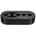 thumbnail image 2 of 2pcs 4 Holes Car Vehicle Universal Exhaust Pipe Mounting Mount Hanger Hanging Bracket 12mm High, 2 of 8