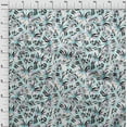 thumbnail image 4 of oneOone Cotton Cambric Aqua Blue Fabric Tropical Leaf With Abstract Texture Craft Projects Decor Fabric Printed By The Yard 56 Inch Wide, 4 of 4