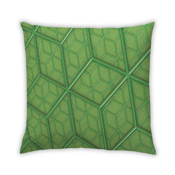 Ahgly Company Outdoor Square Contemporary Throw Pillow, 18 inch by 18 inch
