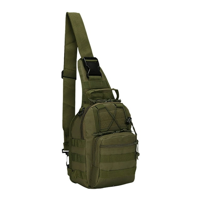 Bolso deportivo de lona, bolso de hombro, bolso de pecho multifuncional para exteriores Wmkox8yii jkg4668