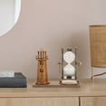 thumbnail image 4 of MUSEYA Hourglass Shape Decoration Plastic Timer Golden Retro Decor For Home Office 1Set, 4 of 6