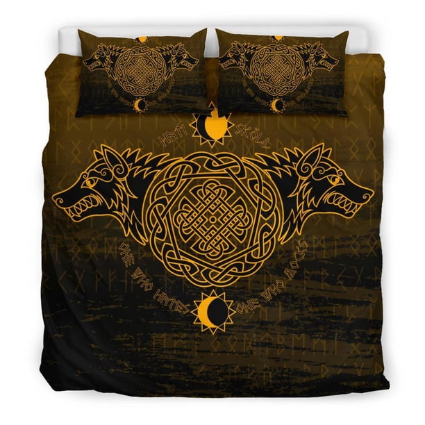 Juego De Cama Vikingo, Skoll Y Hati Rlt12