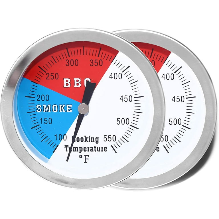 Thermometer For Pig Cooker, BBQ, Grill, 3 Dial