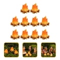 thumbnail image 4 of MasteelfCA 10 Pcs Modèle de Feu de Camp Miniature Feu Faux Résine Modèle de Feu de Camp Décoration Miniature, 4 of 8