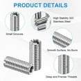 thumbnail image 2 of Uxcell 10-Pcs Thread Adapters Sleeve Reducing Nut M8x1.25 Male to M5x0.8 Female 20mm H Nut Screw Reducer, 2 of 7