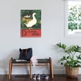 thumbnail image 3 of Art.com D is for Duck Stretched Canvas Print Wall Art, 24" x 32", 3 of 4