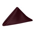thumbnail image 1 of Ultimate Textile (1 Dozen) Reversible Shantung Satin - Majestic 20 x 20-Inch Cloth Dinner Napkins Burgundy Red, 1 of 4