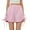 Pink, variant on Musuos Women Summer Casual Plaid Shorts Bows Cutouts Elastic Short Pants for Daily Basic Loose Bottoms