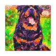thumbnail image 1 of Powerful Rottweiler Portrait - Canvas, 1 of 10