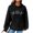 Black, variant on Aofany Womens Tops Long Sleeve Fall Women's Autumn Winter Hoodie Sweatshirt Pullover Tops Long Sleeved Comfortable Sweatshirt