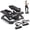 Gray, variant on Sunny Health & Fitness Heavy-Duty Stepper with Handlebar, Resistance Bands & Trainer-Led Workouts via SunnyFit App – SF-S021055