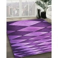 thumbnail image 2 of Ahgly Company Indoor Rectangle Patterned Heliotrope Purple Area Rugs, 5' x 8', 2 of 6