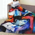 thumbnail image 6 of Vsdgher Abstract Cubist Printer Ultra-Soft Micro flannel Blanket Throw Blankets for Couch Sofa, Bed (4 sizes)-80"x60", 6 of 7
