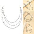 thumbnail image 2 of Fashion Wallet Chain with Star Pendant Female Waist Chain Eye-Catching Pants Chain Pendant Chain 2000s Pants Charm, 2 of 4
