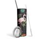 thumbnail image 1 of Vaso de flamenco - Regalos de flamenco rosa para mujeres, regalos inspiradores, decoración con flamencos, taza de café de flamenco - Vaso de 20 oz con pajita, 1 of 6