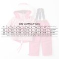 thumbnail image 3 of Caqnni Toddler Boys Girls Outwear Snowsuit Winter Clothes Outfits Kids Coats Snow Jumpsuit And Jacket 2PCS Set Snowsuit Winter Warm Outfit Sets (A05-Pink,4-5 Years), 3 of 9