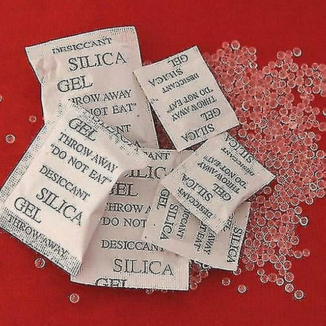 100 Paquets Sachet Sec Sachets de Gel de Silice Anti-Humidité Absorbeurs d'Humidité Déshydratants