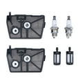 thumbnail image 2 of Air Filter Spark Plug,2 Sets Fuel Air Chainsaw Air Filter Unparalleled Experience, 2 of 14