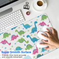 thumbnail image 4 of Long Mouse Pads for Desk,White Cartoon Dinosaurs Desk Mats on Top Of Desks, Desk Mouse Pad Extra Large with 3mm Non-Slip Base and Stitched Edge for Gaming,Office,Work,Home 35.4"x15.7", 4 of 6