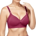 thumbnail image 4 of Jamsmile Women Tshirt Bra Comfortable No Steel Ring Supportive Wireless Push Up Bras Full Coverage Seamless T-Shirt Padded Bras, 4 of 4