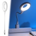thumbnail image 2 of LED Night Light Lamp With Voice Control USB Power Flexible Gooseneck For Bedside Reading Bedroom Office Study Use, 2 of 9