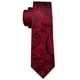 thumbnail image 4 of Set de corbatas Barry.Wang de seda con cachemir, 150 cm, rojo y negro, 4 of 6