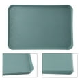 thumbnail image 3 of Lierteer Rectangular Serving Tray Anti Slip Scratch Resistant Plastic Food Serving Tray green small, 3 of 8
