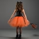 thumbnail image 3 of Vestido de tutú de bruja de malla de araña para niñas con escoba de horquilla, disfraz de bruja para carnaval de Halloween para niños, vestidos elegantes para fiestas infantiles, 3 of 3