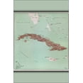 thumbnail image 1 of 24"x36" Gallery Poster, cia map of cuba 1962 p1, 1 of 1