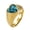 Blue, variant on Women Stainless Steel Heart Cubic Zirconia Promise Rings With Side Hammered Honeycomb Statement Rings Gold Plated Red Size 5