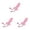 Pink 3PCS, variant on Shaped Chew Toy Cute And Design Pet With An Excellent Chewing Experience And Enhances Enjoyment