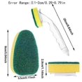 thumbnail image 2 of Scotch Brite Dishwand Refills 9 Household Cleaning Sponges Brush Head and 1 Handle Dishwashing Cleaning for Kitchen Replacement Sponge Stick Piece Dis, 2 of 5