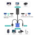 thumbnail image 3 of Adaptador VGA a HDMI MT-VIKI 1080P con audio+alimentación USB (paquete de 2), 3 of 5